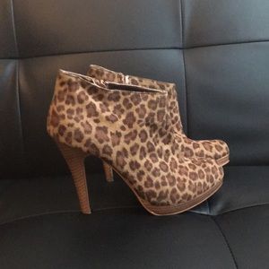 Leopard print heels